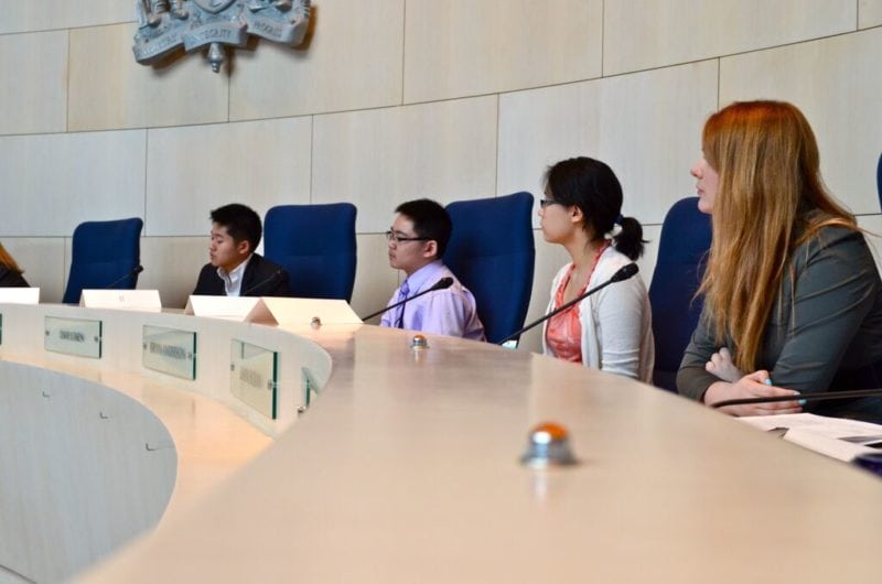 Youth in Council Chambers 2 Edmonton